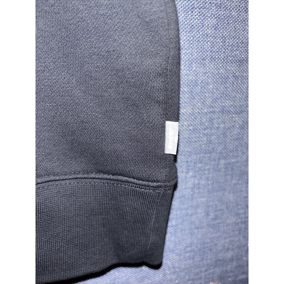 Levi's Silver Tab Hoodie Small Black Sweatshirt Pullover Logo Spell Out Mens L - Picture 4 of 6